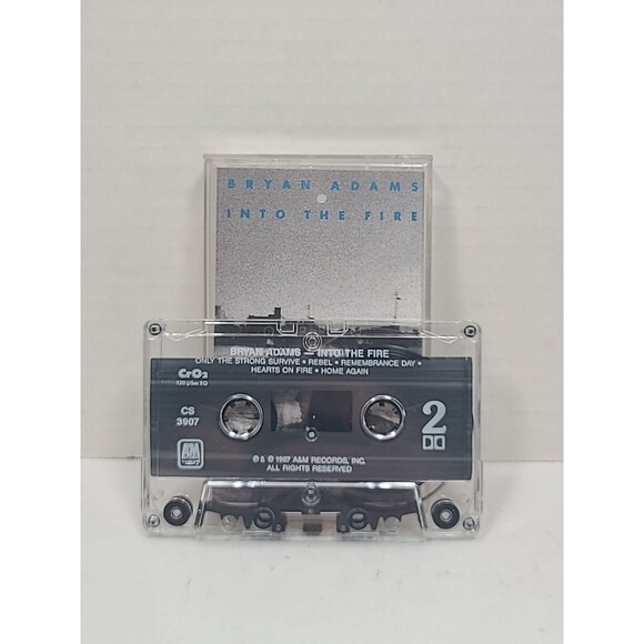 Into the Fire by Bryan Adams (Cassette, 1987, A&M (USA)) - Used - Picture 4 of 5
